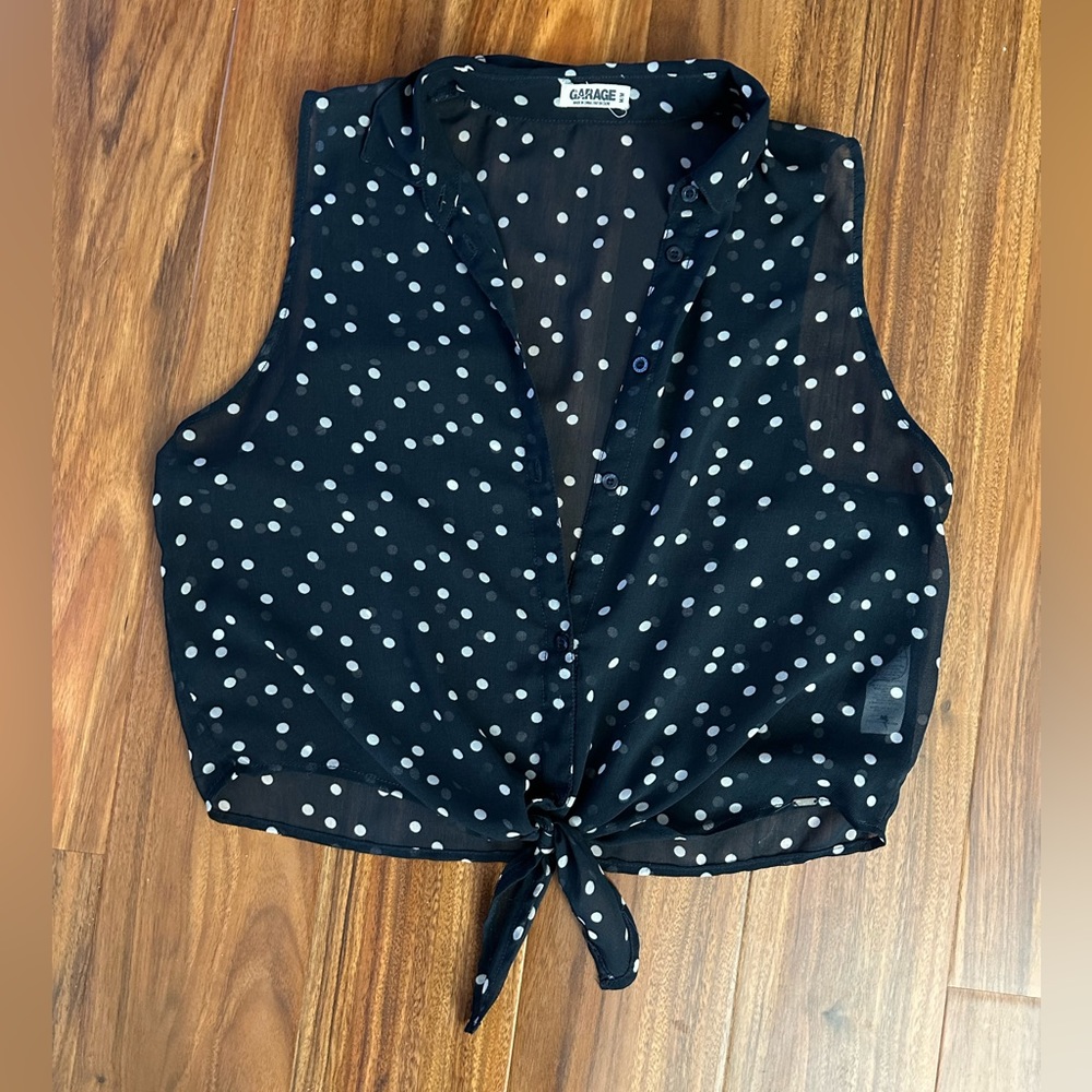 Garage Sheer Crop Top